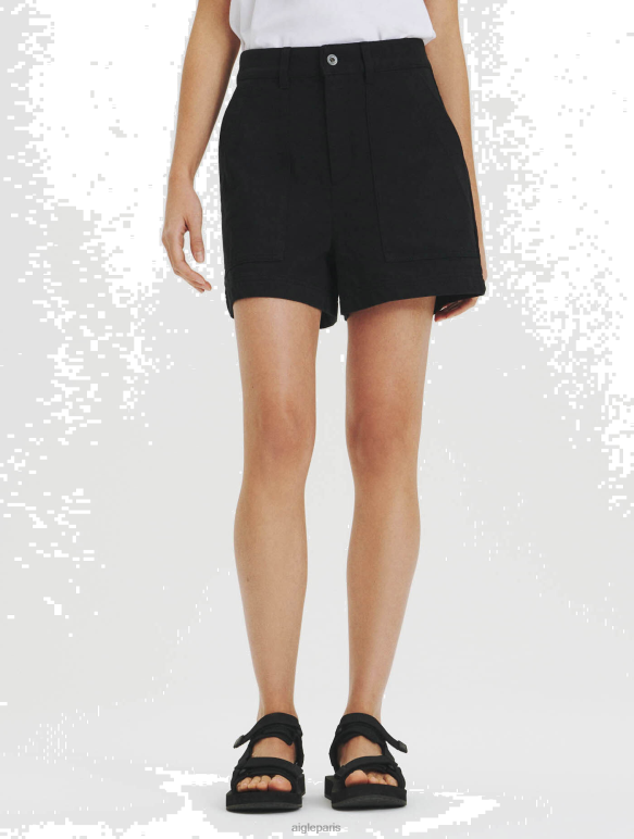 femmes Onyx noir Aigle Short éco-conçu 100% coton vêtements 2F486681