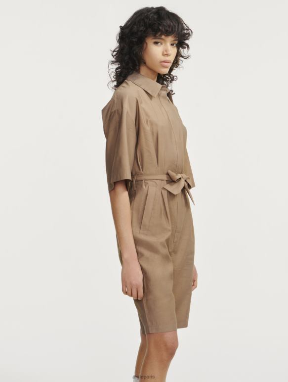 femmes cappuccino Aigle combinaison bermuda à manches courtes vêtements 2F486459