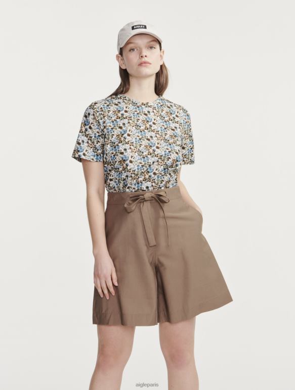 femmes cappuccino Aigle léger court vêtements 2F486455