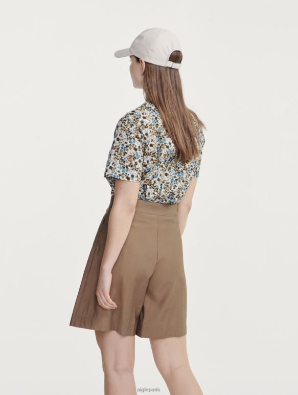 femmes cappuccino Aigle léger court vêtements 2F486455