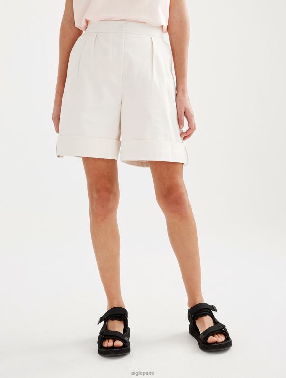 femmes lait Aigle short à larges poignets vêtements 2F486428