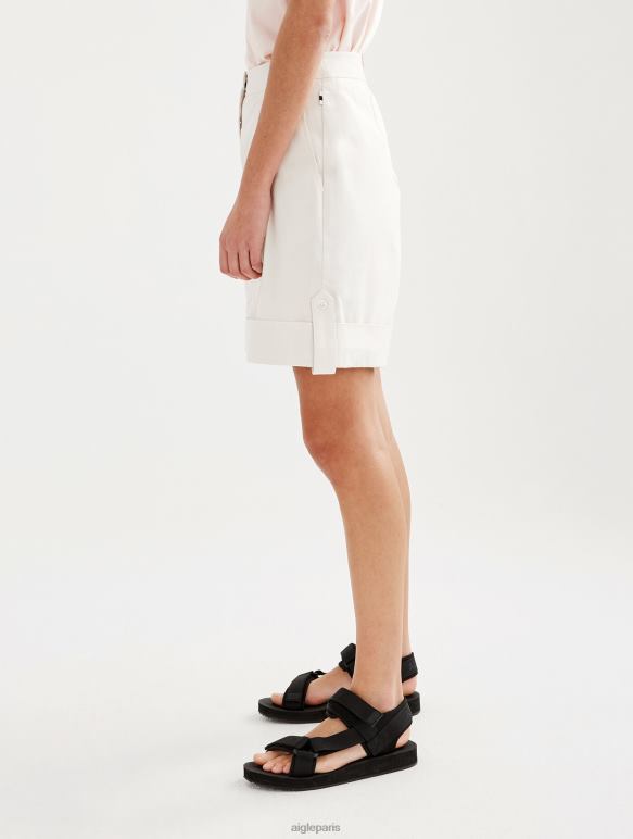 femmes lait Aigle short à larges poignets vêtements 2F486428