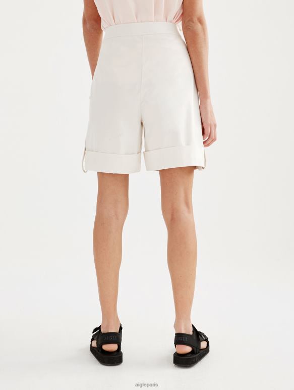 femmes lait Aigle short à larges poignets vêtements 2F486428
