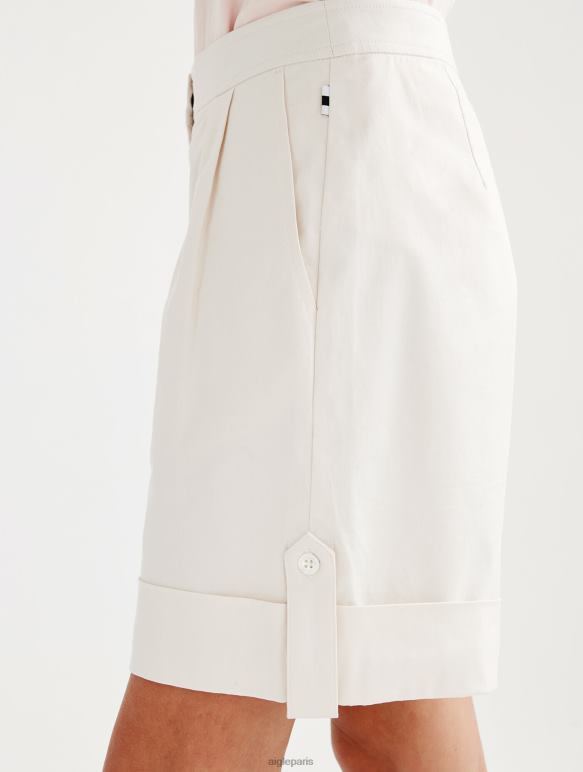 femmes lait Aigle short à larges poignets vêtements 2F486428