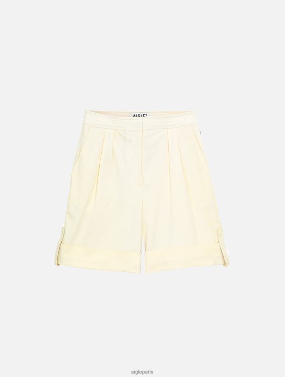 femmes lait Aigle short à larges poignets vêtements 2F486428