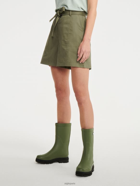 femmes taillis Aigle short paper bag à ceinture vêtements 2F486693