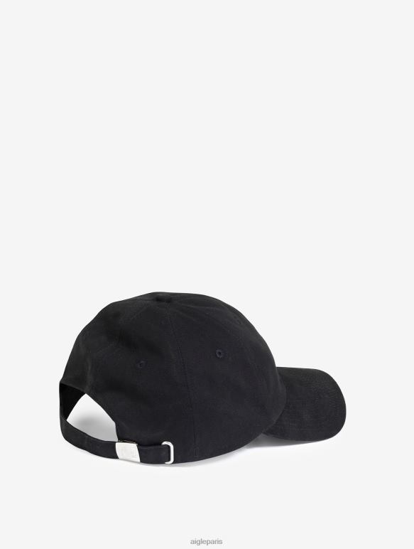 Hommes noir Aigle casquette emblématique à badge brodé accessoires 2F486376