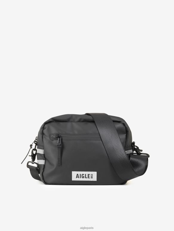 Hommes noir Aigle grand sac déperlant urbain avec bandes réfléchissantes 5l accessoires 2F486387