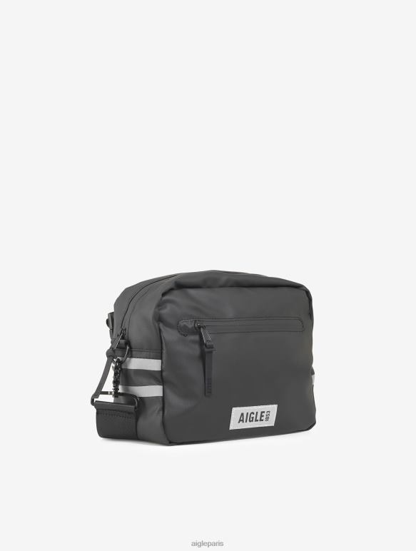 Hommes noir Aigle grand sac déperlant urbain avec bandes réfléchissantes 5l accessoires 2F486387