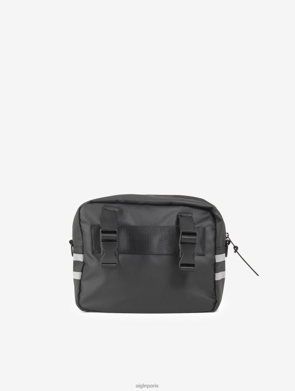 Hommes noir Aigle grand sac déperlant urbain avec bandes réfléchissantes 5l accessoires 2F486387