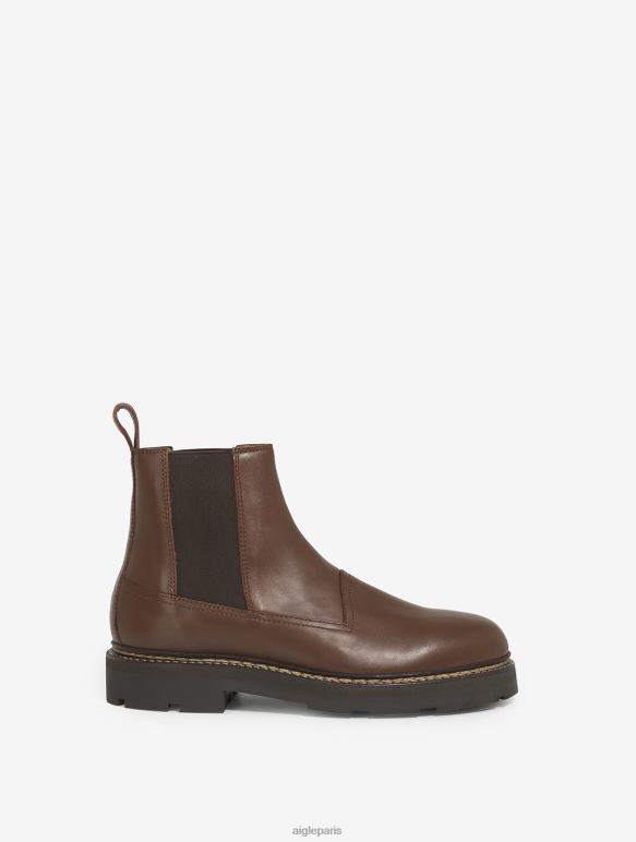 Hommes Bourbon Aigle la bottine chelsea en cuir à coutures norvégiennes bottes 2F486304
