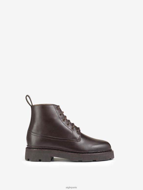 Hommes Bourbon Aigle la desert boot en cuir cousu norvégien bottes 2F486303