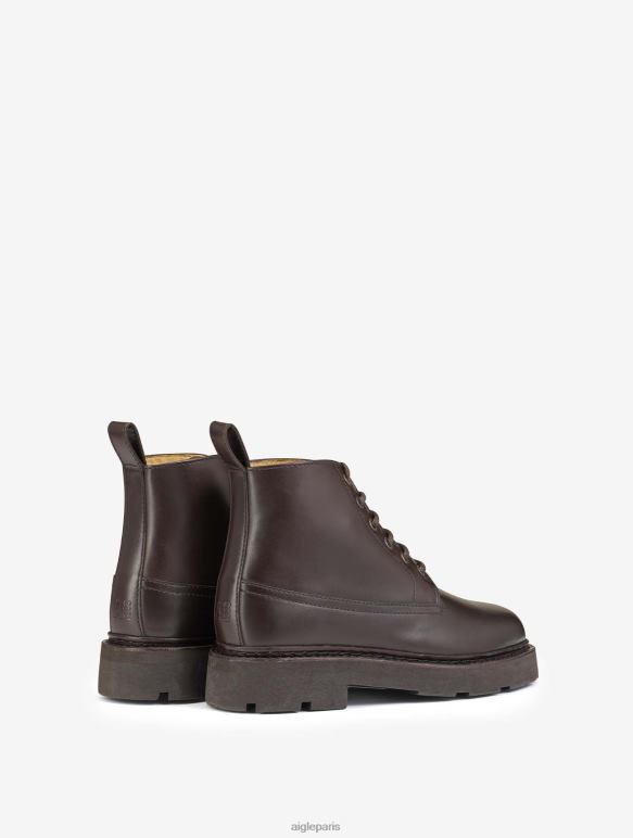 Hommes Bourbon Aigle la desert boot en cuir cousu norvégien bottes 2F486303