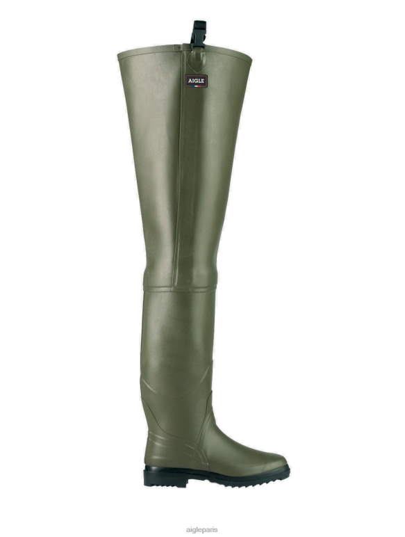 Hommes kaki Aigle cuisses de pêche pour professionnels fabriquées en france bottes 2F486242