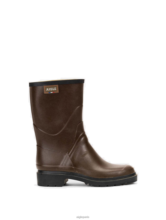 Hommes marron Aigle bottines de pluie fabriquées en france bottes 2F486229