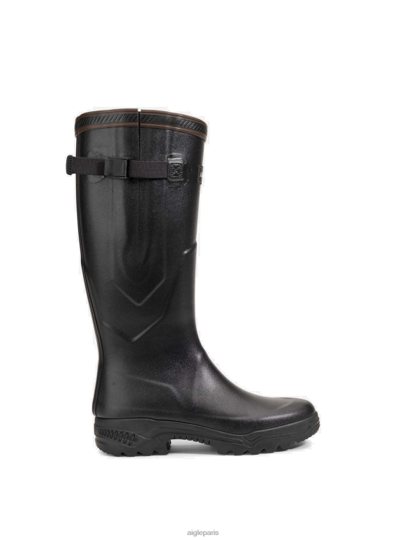 Hommes noir Aigle bottes anti-fatigue adaptées à tous les mollets bottes 2F486255