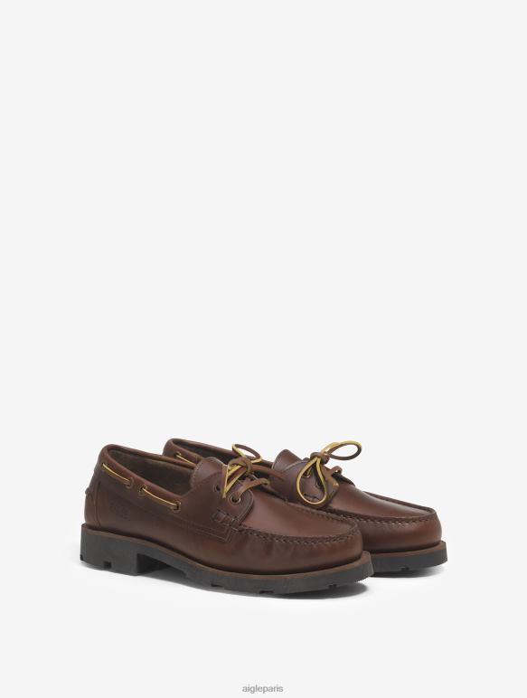 Hommes Bourbon Aigle chaussures bateau en cuir sur notre semelle extérieure emblématique et intemporelle chaussures 2F486325