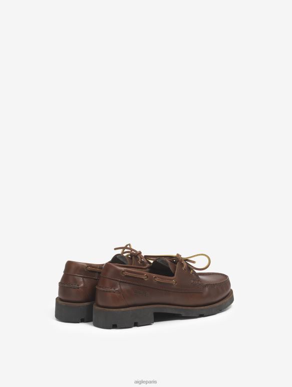 Hommes Bourbon Aigle chaussures bateau en cuir sur notre semelle extérieure emblématique et intemporelle chaussures 2F486325