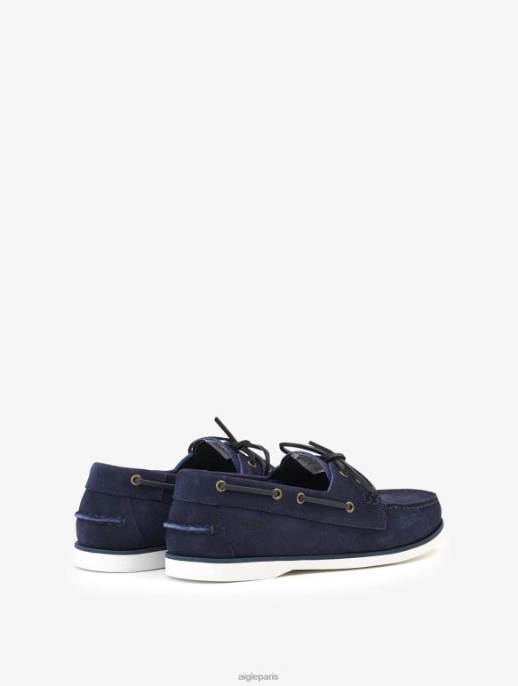 Hommes Empire Aigle mocassin classique en cuir nubuck chaussures 2F486335