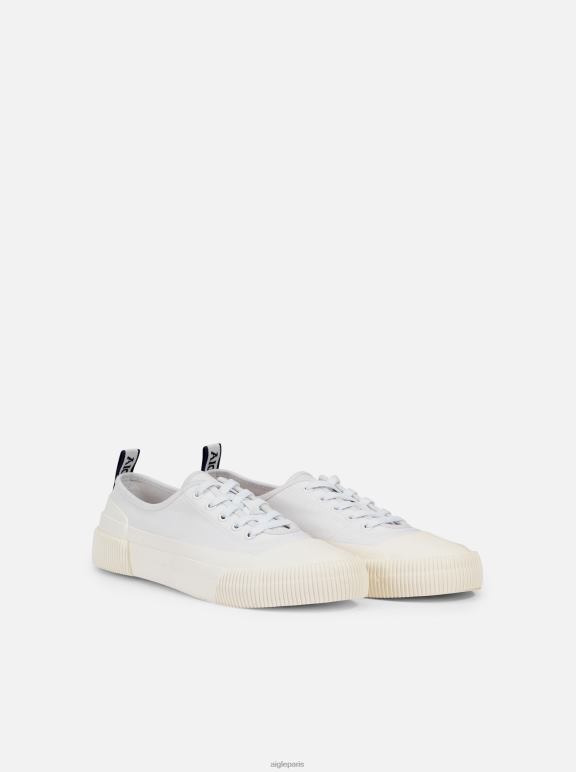 Hommes blanc Aigle chaussures en coton recyclé chaussures 2F486331