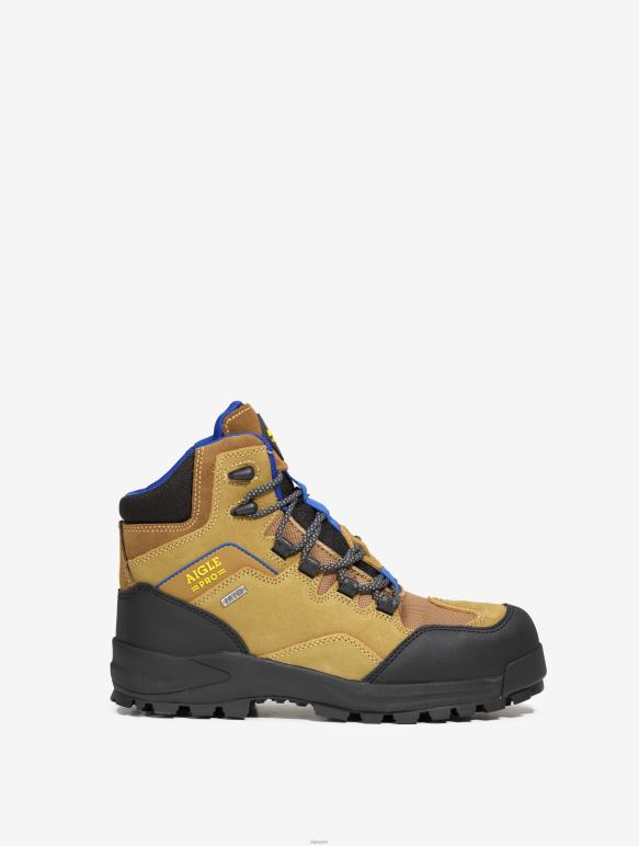 Hommes chameau Aigle chaussures de sécurité en cuir imperméables et respirantes chaussures 2F486286