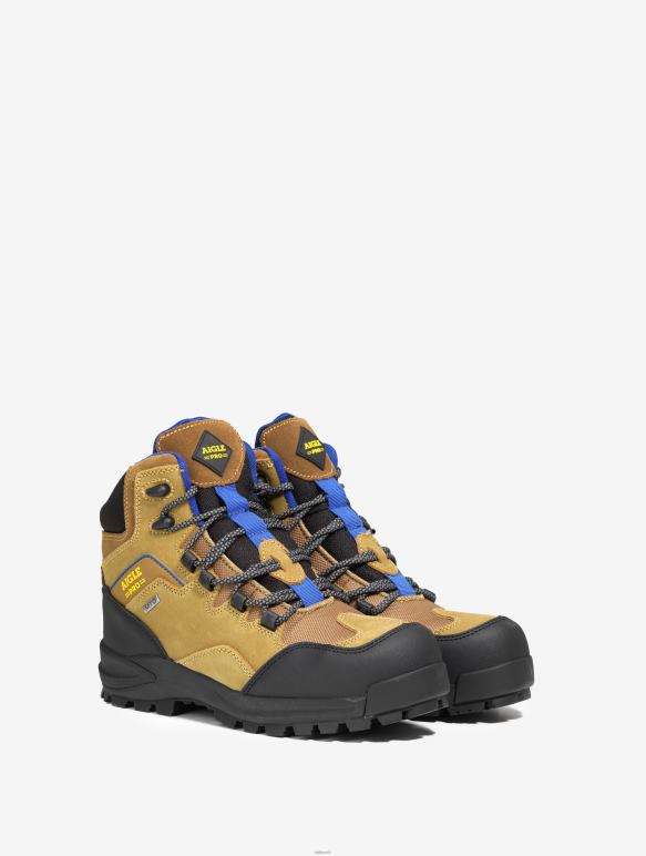 Hommes chameau Aigle chaussures de sécurité en cuir imperméables et respirantes chaussures 2F486286