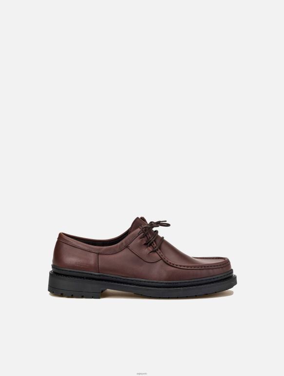 Hommes des noisettes Aigle chaussure en cuir à semelle épaisse chaussures 2F486301