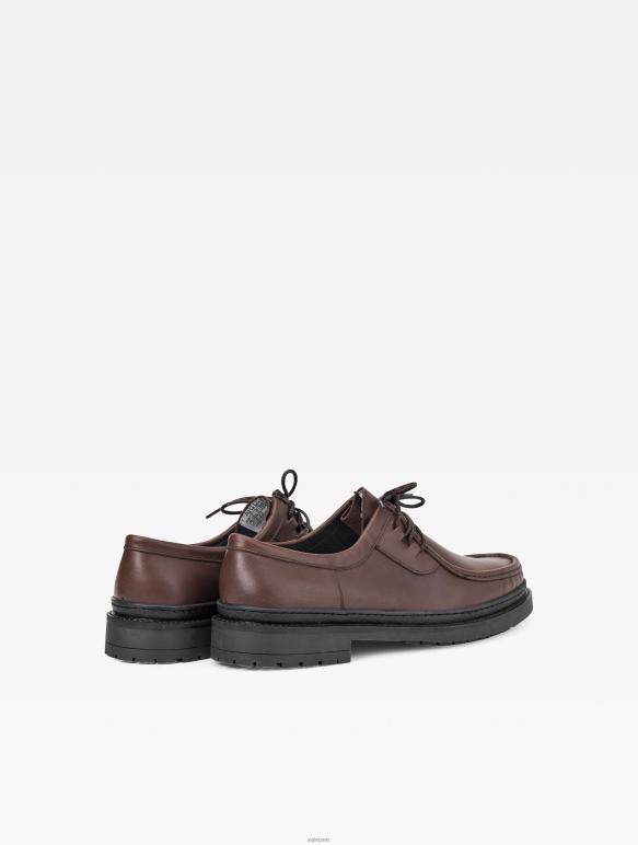 Hommes des noisettes Aigle chaussure en cuir à semelle épaisse chaussures 2F486301