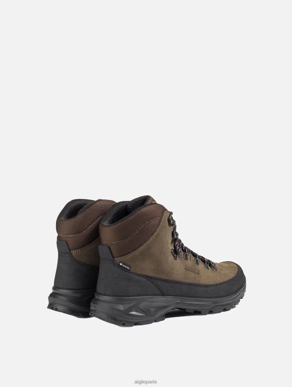 Hommes marron foncé Aigle chaussures montantes en gore-tex avec embout à 360 degrés chaussures 2F486276