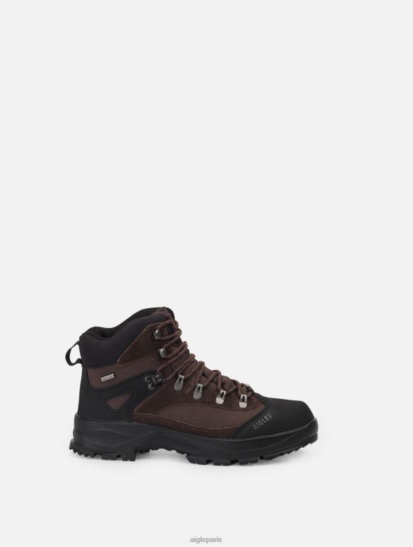 Hommes marron foncé Aigle la chaussure montante mtd et respirante chaussures 2F486328