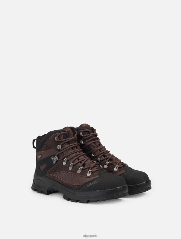 Hommes marron foncé Aigle la chaussure montante mtd et respirante chaussures 2F486328