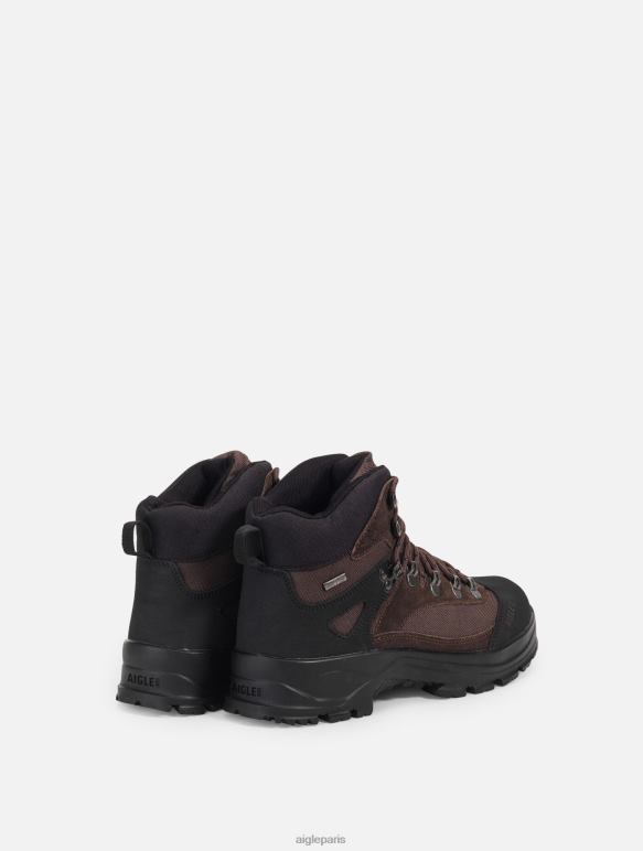Hommes marron foncé Aigle la chaussure montante mtd et respirante chaussures 2F486328
