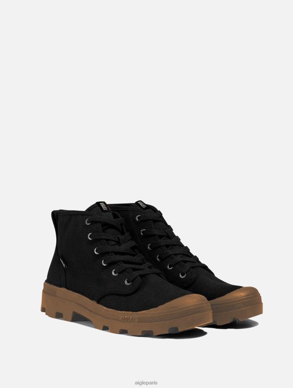Hommes noir Aigle la chaussure polyvalente en coton recyclé chaussures 2F486262