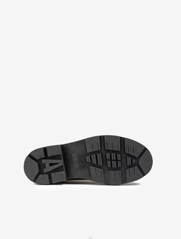 Hommes noir Aigle la derby en cuir cousu norvégien chaussures 2F486305