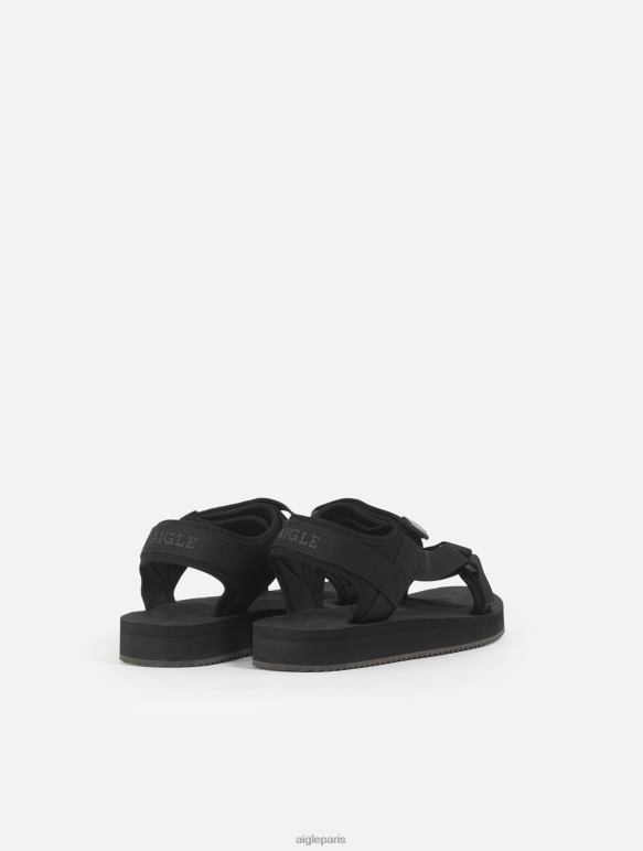 Hommes noir Aigle sandale parfaite pour l'été chaussures 2F486338