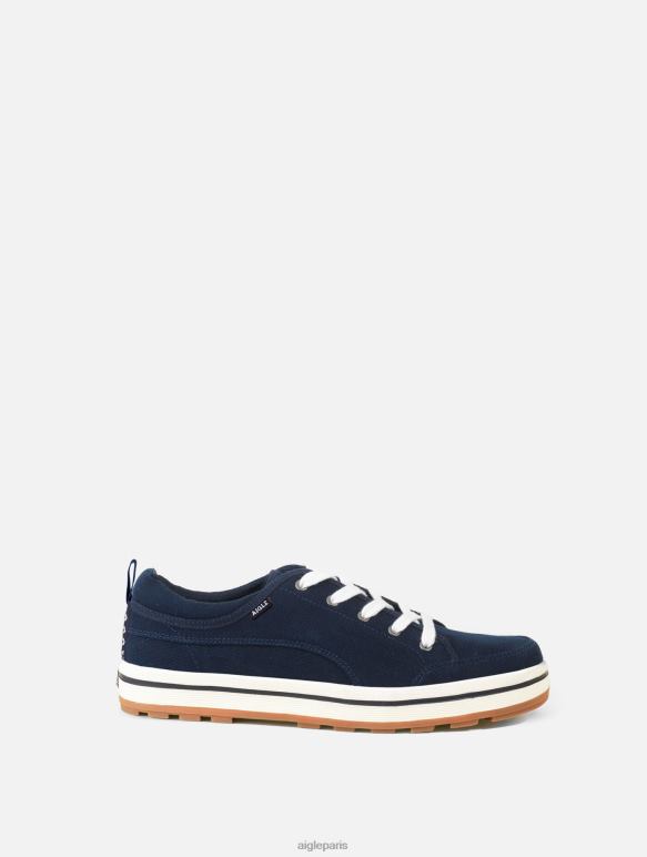 Hommes Marin Aigle baskets en toile légère chaussures 2F486344