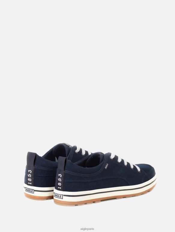 Hommes Marin Aigle baskets en toile légère chaussures 2F486344