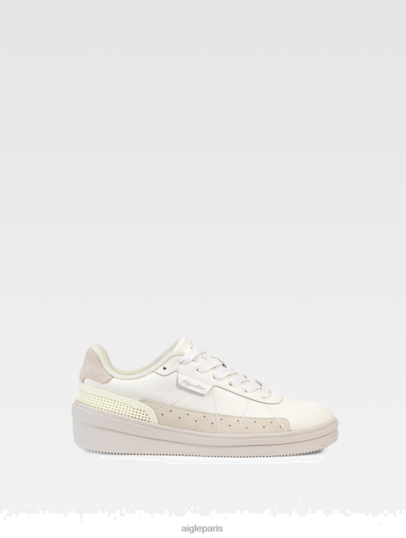 Hommes blanc Aigle baskets emblématiques, une refonte d'un classique des années 80 chaussures 2F486292