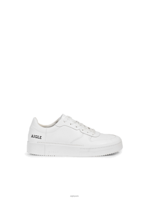 Hommes blanc Aigle baskets inspirées du basket-ball chaussures 2F486340
