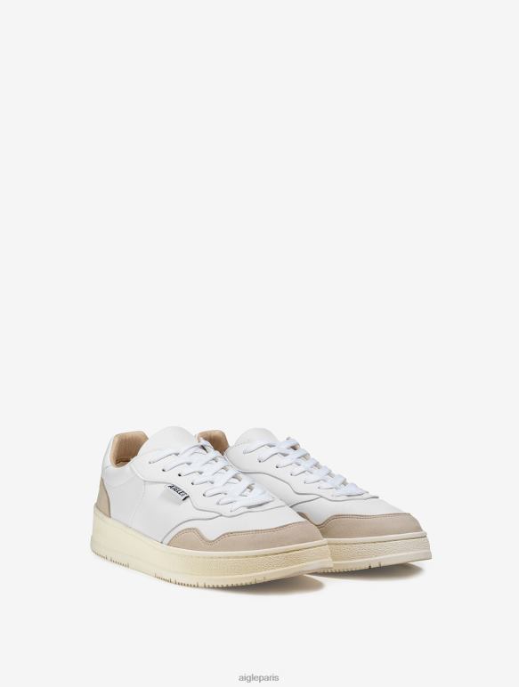 Hommes blanc Aigle la sneaker en cuir durable chaussures 2F486289