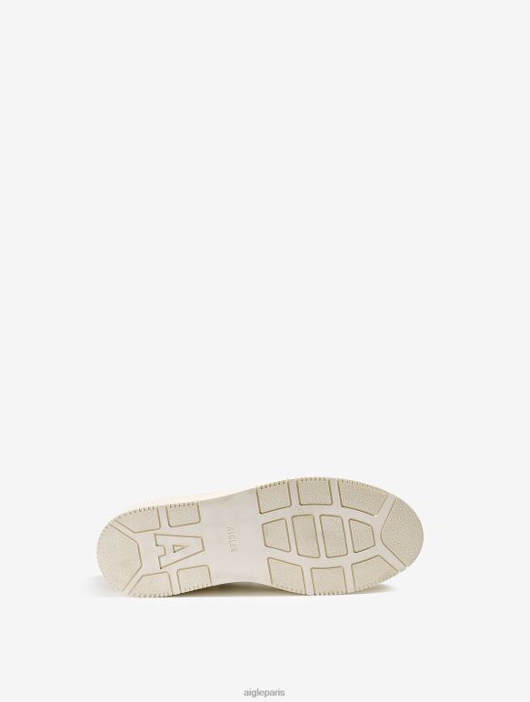 Hommes blanc Aigle la sneaker en cuir durable chaussures 2F486289