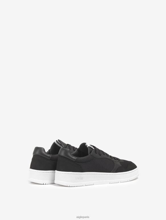 Hommes noir Aigle la sneaker durable avec mesh chaussures 2F486323