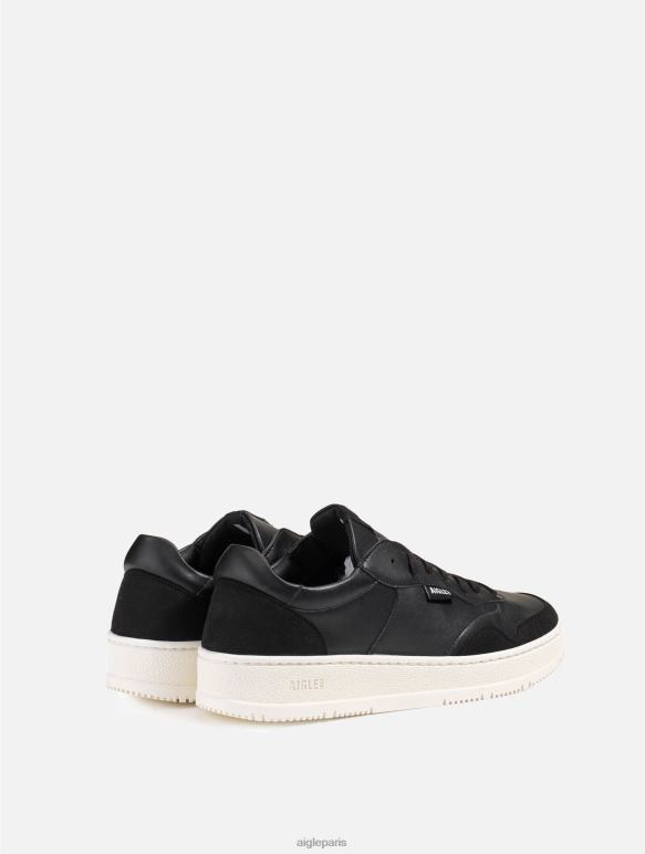 Hommes noir Aigle la sneaker en cuir durable chaussures 2F486290