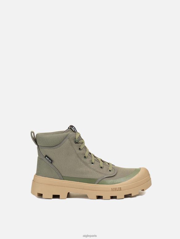 Hommes kaki Aigle la chaussure de marche emblématique en polyester recyclé chaussures 2F486257