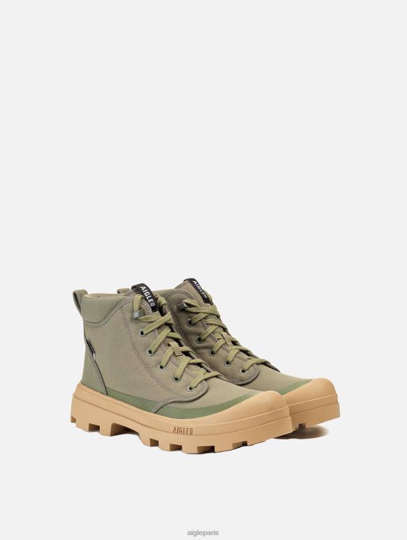 Hommes kaki Aigle la chaussure de marche emblématique en polyester recyclé chaussures 2F486257
