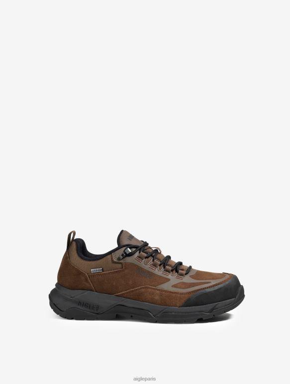 Hommes marron foncé Aigle la chaussure de marche ultra légère avec membrane imperméable chaussures 2F486268
