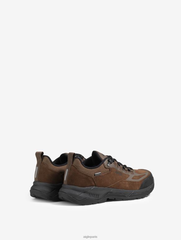 Hommes marron foncé Aigle la chaussure de marche ultra légère avec membrane imperméable chaussures 2F486268