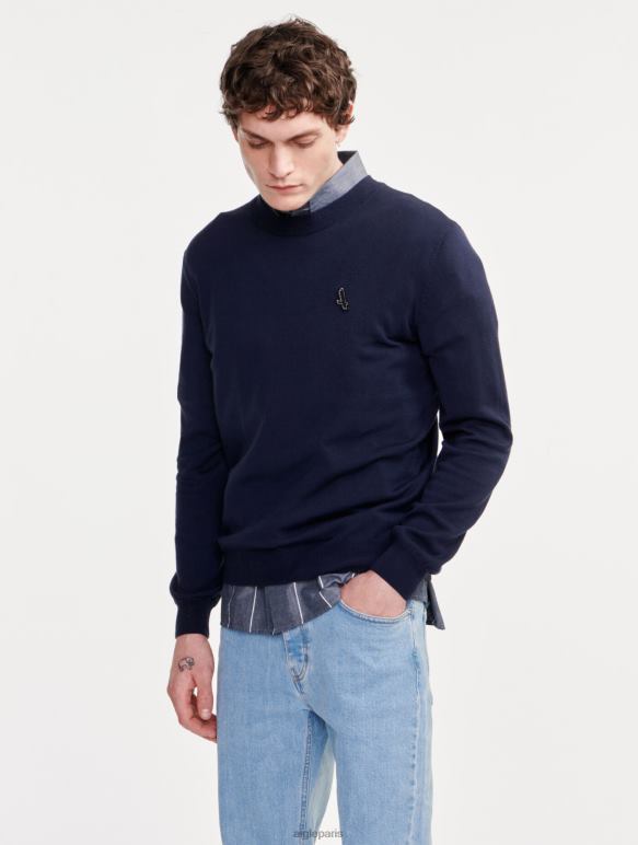 Hommes Empire Aigle pull ras du cou en fine jauge vêtements 2F486151