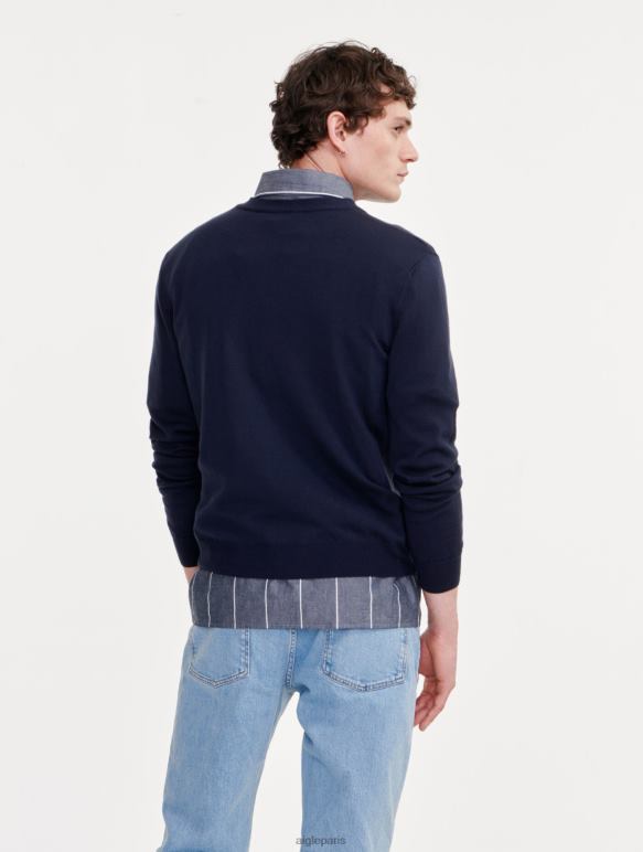Hommes Empire Aigle pull ras du cou en fine jauge vêtements 2F486151