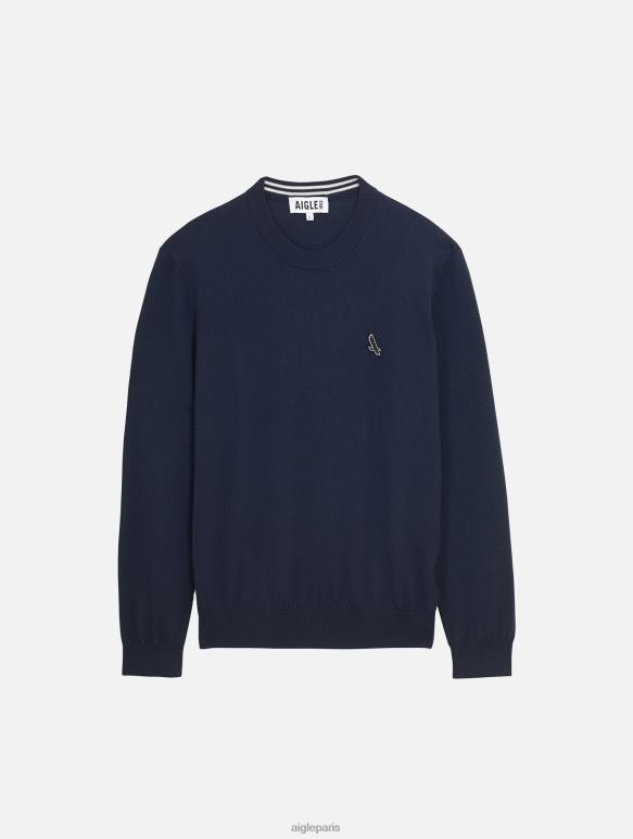 Hommes Empire Aigle pull ras du cou en fine jauge vêtements 2F486151